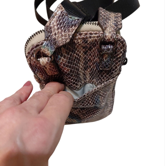Aimee Kestenberg Rainbow Mystic Snake Print Crossbody Bag - Picture 9 of 12